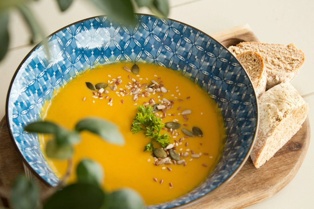 Recipe #8 Combine Pumpkin Soup with Yoga Practice to Feel Grounded